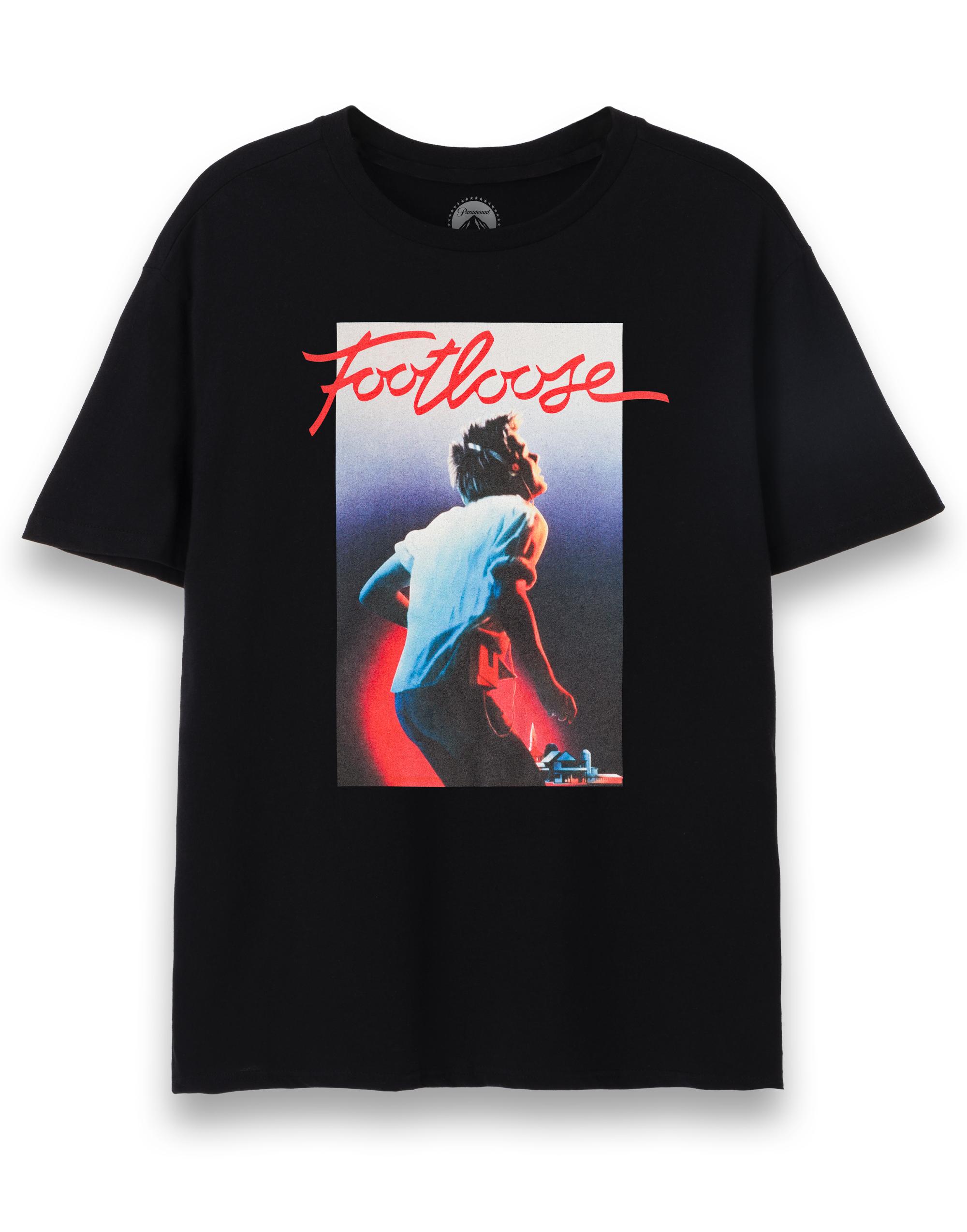 Footloose Short Sleeved TShirt womens Black Official Merch S