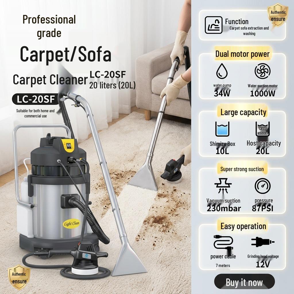 Shanshuijian 3-in-1 Commercial Carpet and Fabric Cleaning Machine