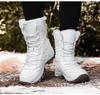 Men's Winter Adventure High-Top Combat Boots - Large Size, Warm, Outdoor Desert & Mountaineering