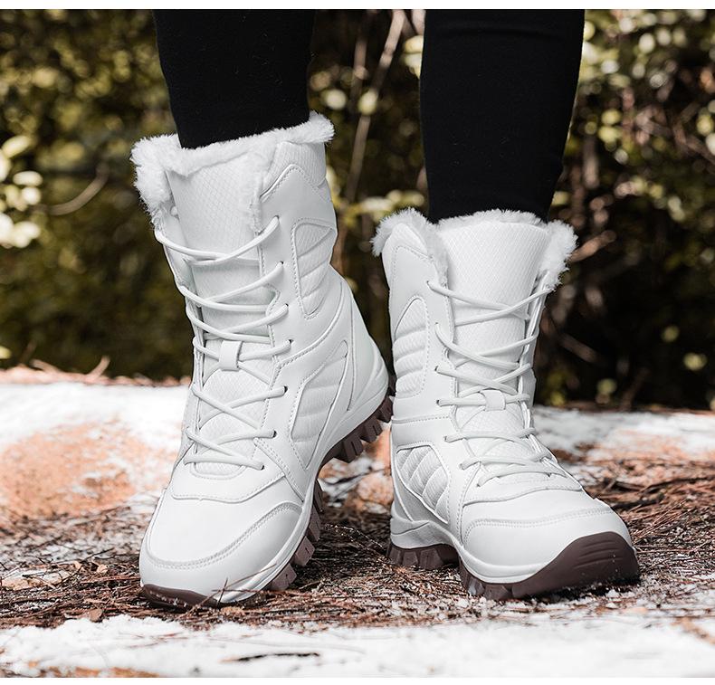 Men's Winter Adventure High-Top Combat Boots - Large Size, Warm, Outdoor Desert & Mountaineering