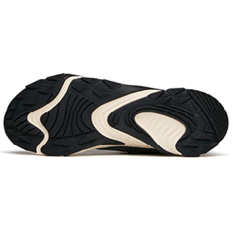 Anta Cushioned Slip-Resistant Abrasion-Resistant Low-Top Running Shoes Men's Gray Black Purple Sneakers 112145525-3