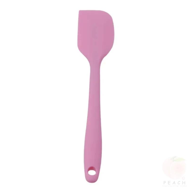 

1 шт., маленькая термостойкая интегрированная ручка, силиконовая ложка, силиконовый скребок, лопатка для крема, нож, кухонный инструмент для выпечки