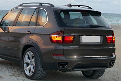 Krawędź pnia (Stal nierdzewna) OmsaLine - Włoska stal nierdzewna do BMW X5 E-70 2007-2013