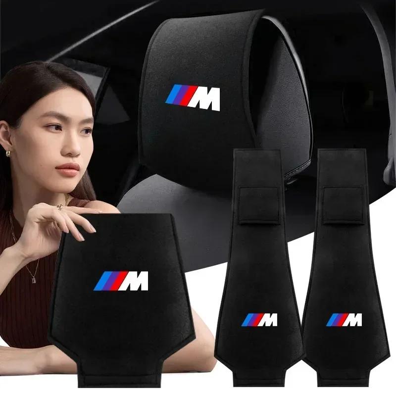 Dla BMW M 1/2 szt. Akcesoria Samochodowe Pokrowce Ochronne na Zagłówki Foteli Dla BMW M X1 X3 X5 X6 X7 E34 E36 E39 E46 F10 F20 Z4 Performance