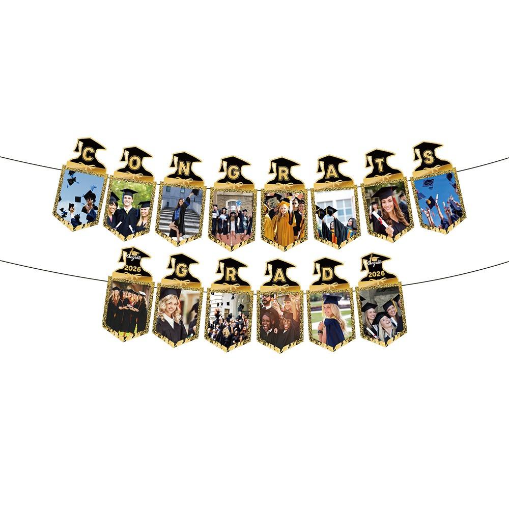 Celebrate Congrats Grad Banner Graduation Season Graduation Photo Props  Graduation Ceremony