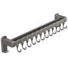 Punch-Free Kitchen Hanging Rod for Utensils, Spatulas, and Pots - Multi-Functional Wall-Mounted Storage Rack