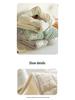 Soybean Fiber Waffle Jacquard Quilted Mattress Protector - Solid Color Bed Cover