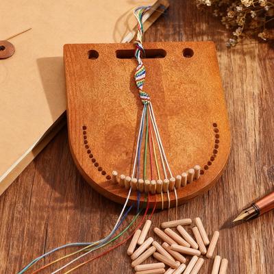 Armband-Bastelset Schmuck Flecht-Handwerkszubehör Freundschaftsarmband-Maker für Kinder Mädchen Kinder Frauen Hobbyisten