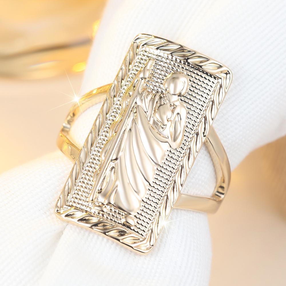 Religious Classic San Jude Ring for Women Men Finger Ring Party Jewelry Gift