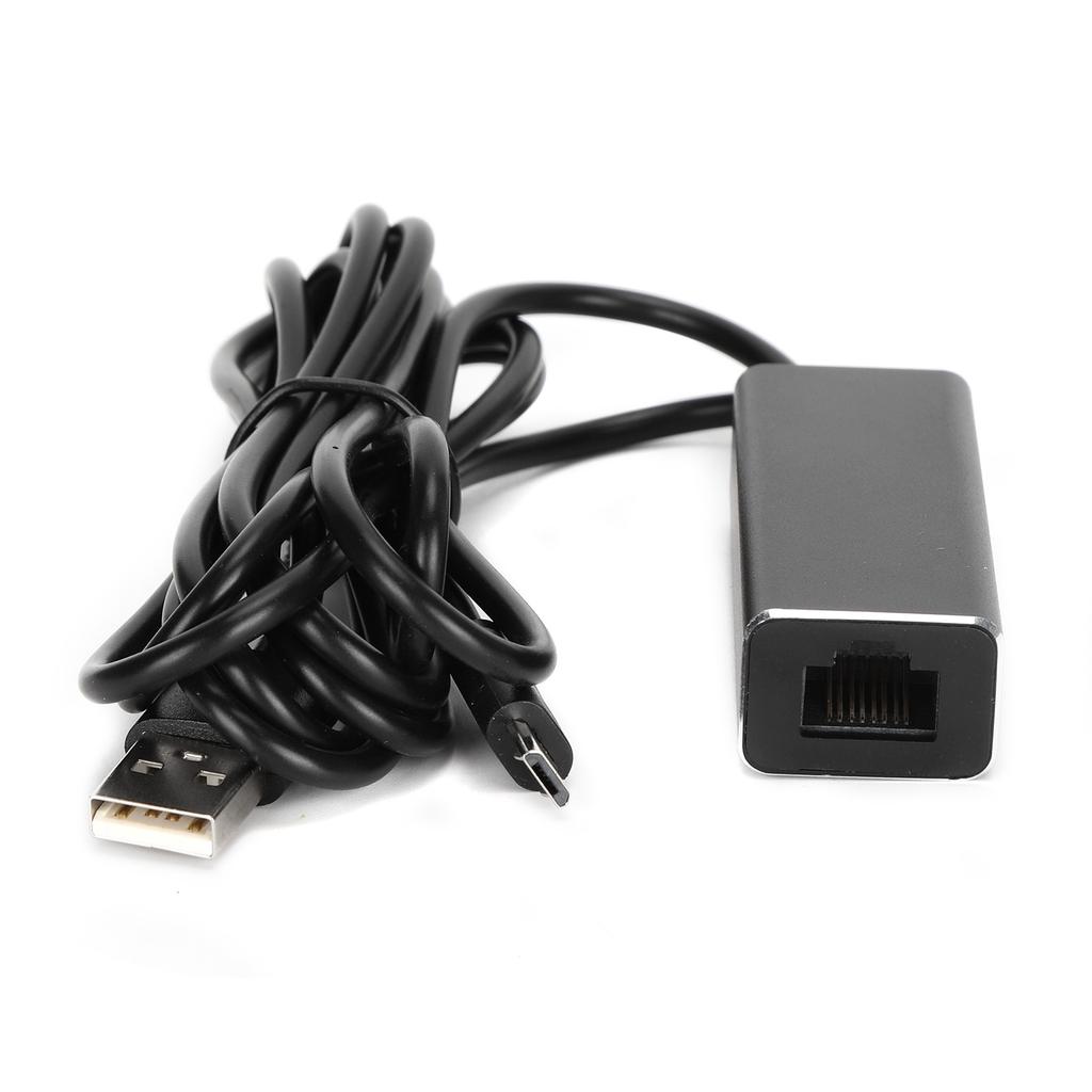 Micro USB to RJ45 Ethernet Adapter 10 100Mbps Conversion Transmission for TV Sticks