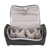 Hair Tool Travel Bag Soft Lining PU Blow Dryer Carrying Bag with Hanging Hook Multi Compartments for Hair Straightener