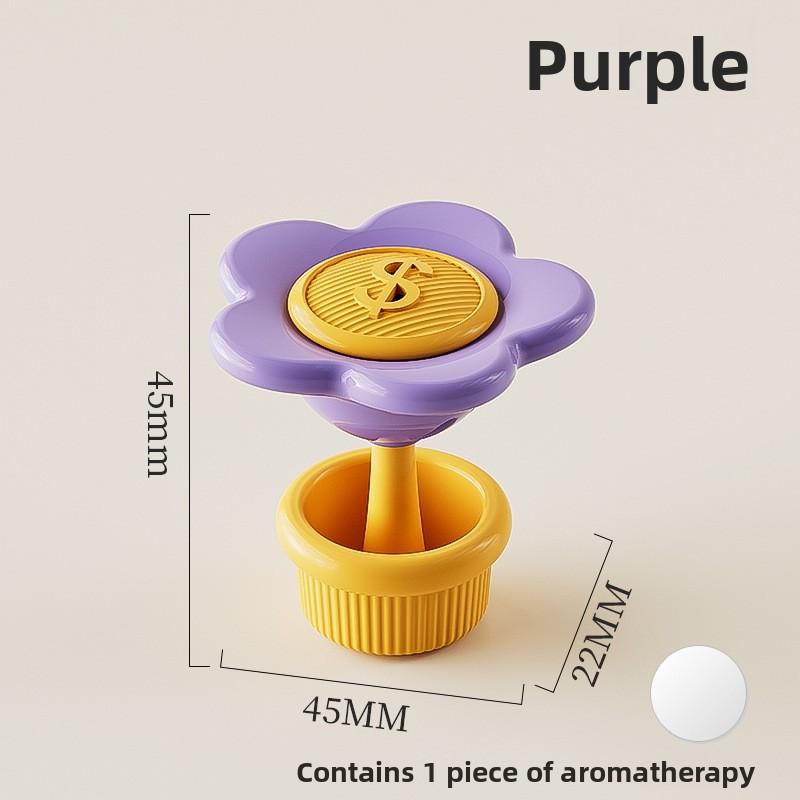 Dopamine Rich Flowers Toilet Presser Long Nails Manicure Special Creative Toilet Tank Flush Aid Push Button