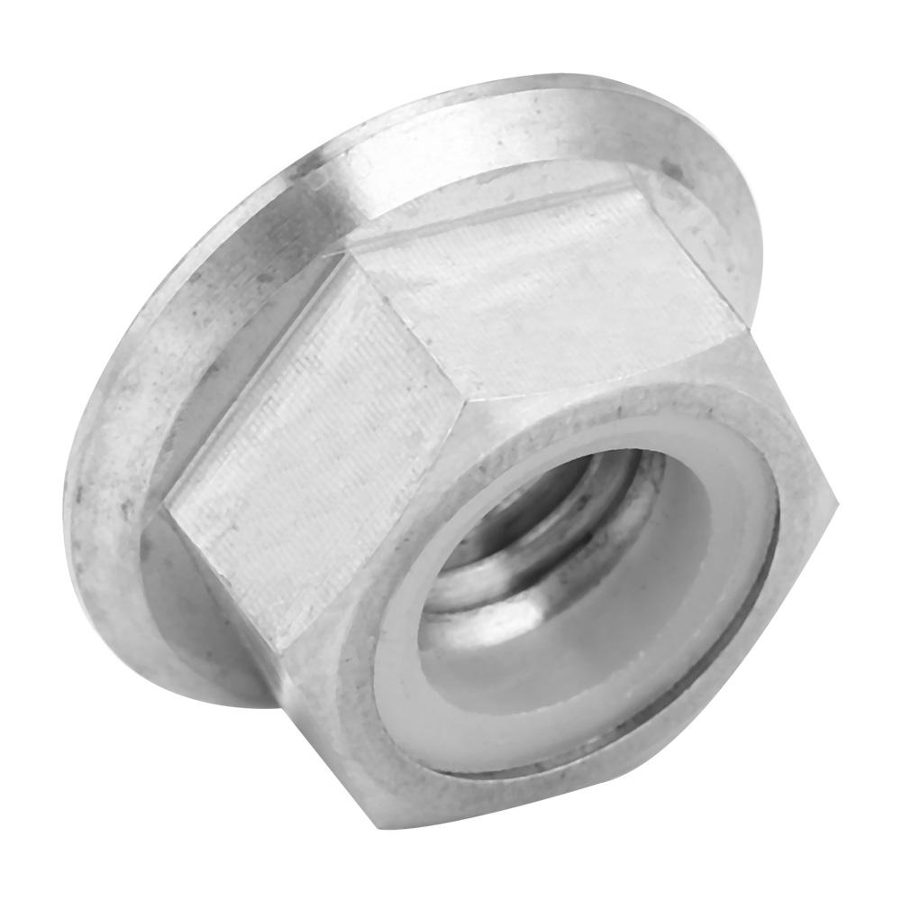 1pc M5 M6 M8 M10     Alloy Flange Lock Nut for   Motorcycle (M6X1.0)
