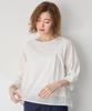 Petit Honfleur Lace Flare Pullover Size L Women's 521098, White,