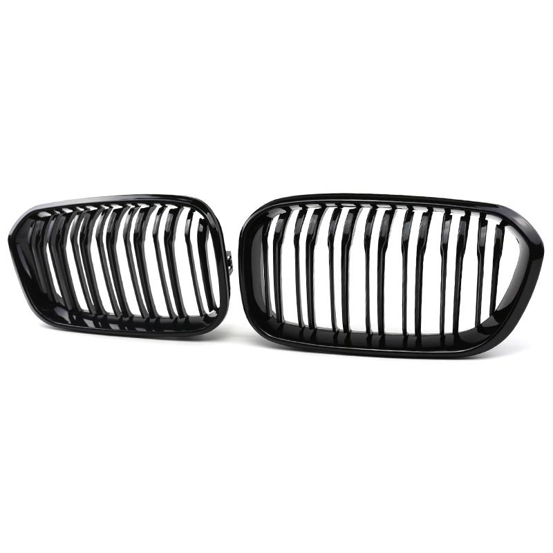 Front Bumper Racing Radiator Mesh Grill For BMW 1 Series F20 F21 Facelift 2015-2019 Year Gloss Matte Black M Color Carbon Print OUVKF1