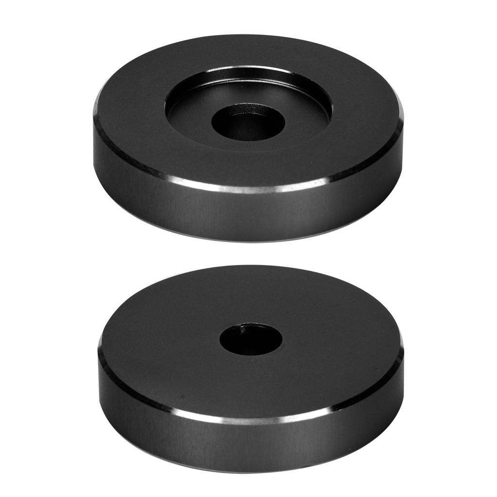 45 RPM Record Turntable Adapter Large Hole Conversion Sheet Vinyl Black Clamp Adapter for Most Big Hole Records