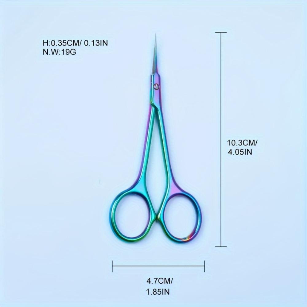 Präzisions-Nagelhautschere aus Edelstahl – Beidhändig bedienbarer 1er-Pack Nagelknipser mit gebogener Spitze, rutschfestem Griff für professionelle Maniküre und Pediküre