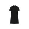 New FILA Short Sleeved Dress Women's Jet Black F11W228301FBK