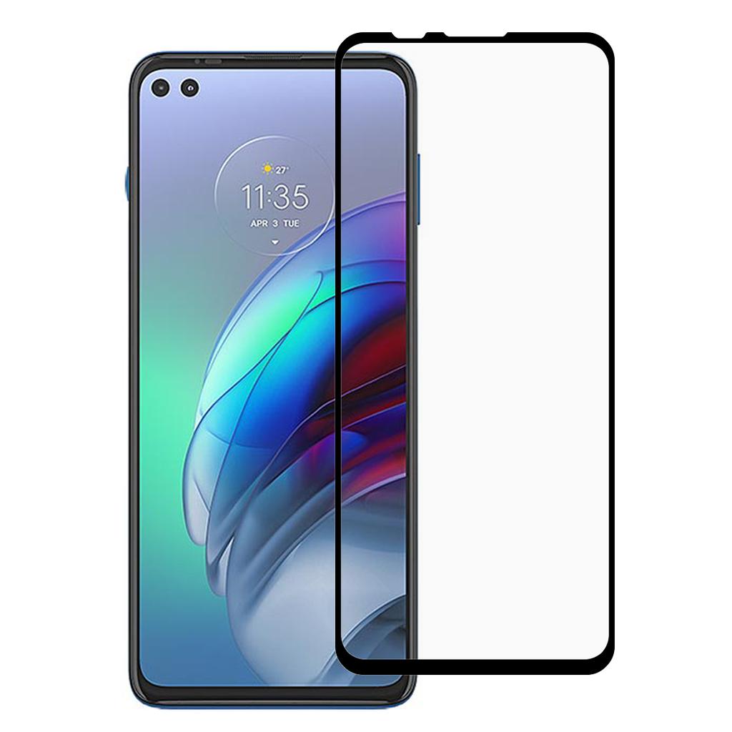 For Motorola Moto G100 Full Coverage Full Glue Screen Protector 9D Silk Printing Tempered Glass Film