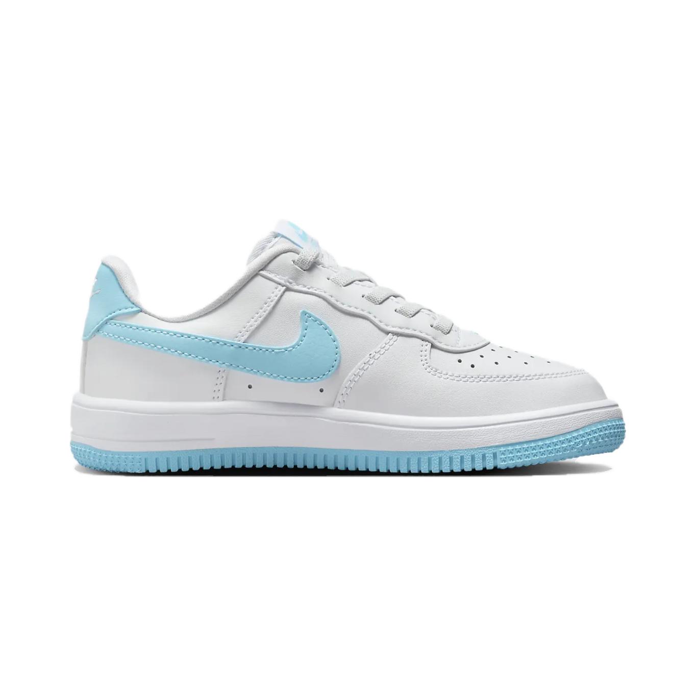 

New Nike Force 1 Low EasyOn White Aquarius Blue PS FN0237-107 26