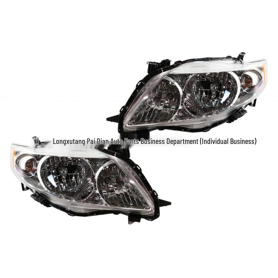 Передняя фара в сборе для Toyota Corolla 2007 года - Номера деталей 81110-02670, 81150-02670 Fiberglass + Composite Materials