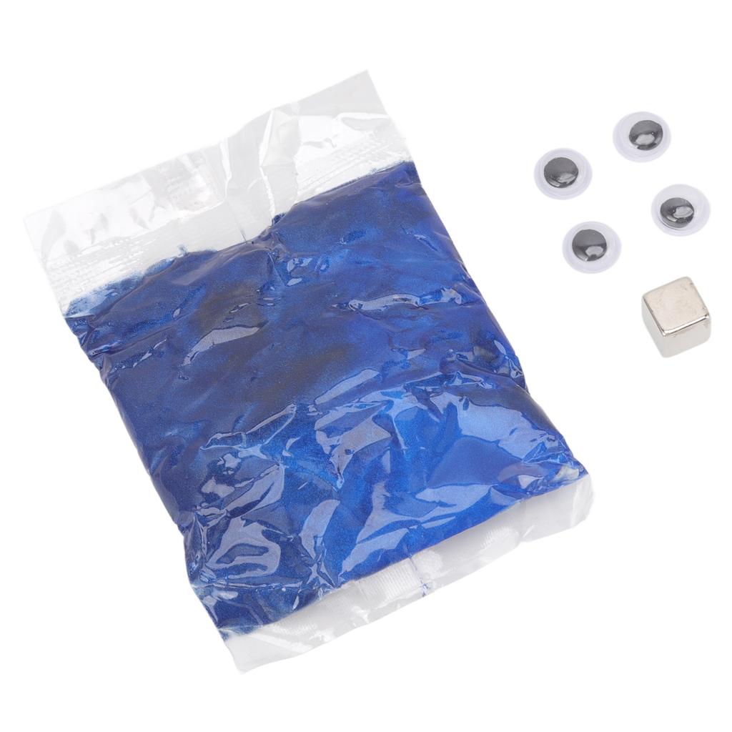 Magnetic Putty Silicone Safe Magnetic Bouncing Mud Educational Stress Relief Toys with Magnet Blue
