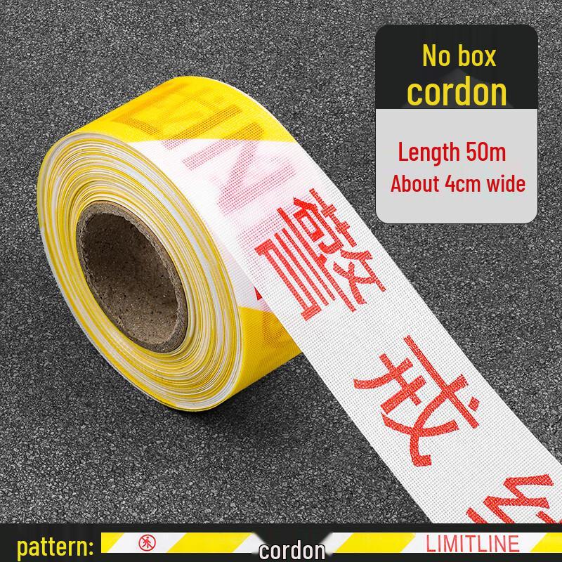 Disposable Retractable Safety Warning Barrier Tape