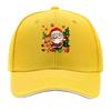 Cute Christmas Santa Claus Reindeer Tree Snowflake Gifts Sandwich Baseball Cap Unisex Women Sun Cap Outdoor Workouts Hat