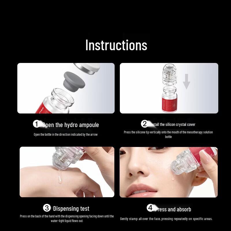 JIMO Advanced Hydrating Mikrokristallines Hautverjüngungs-Set CN-Stecker (Adapter enthalten)