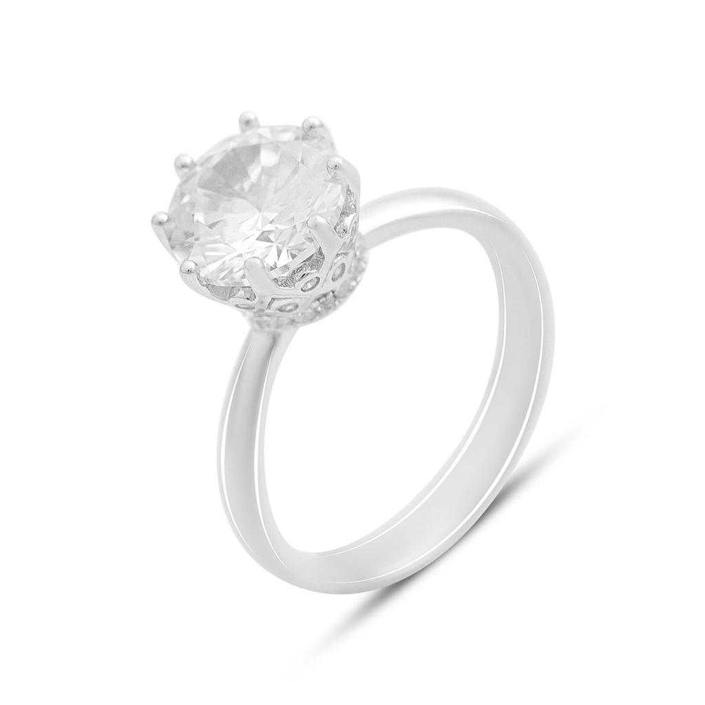 Silverring med cubic zirconia, produktvikt 3,74 g (2152132)