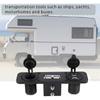3 In 1 Flush Mount Recessed Plate Dual Quick Charge Universal Charger Panel Car Socket LED Mounting Bracket Panels Camper