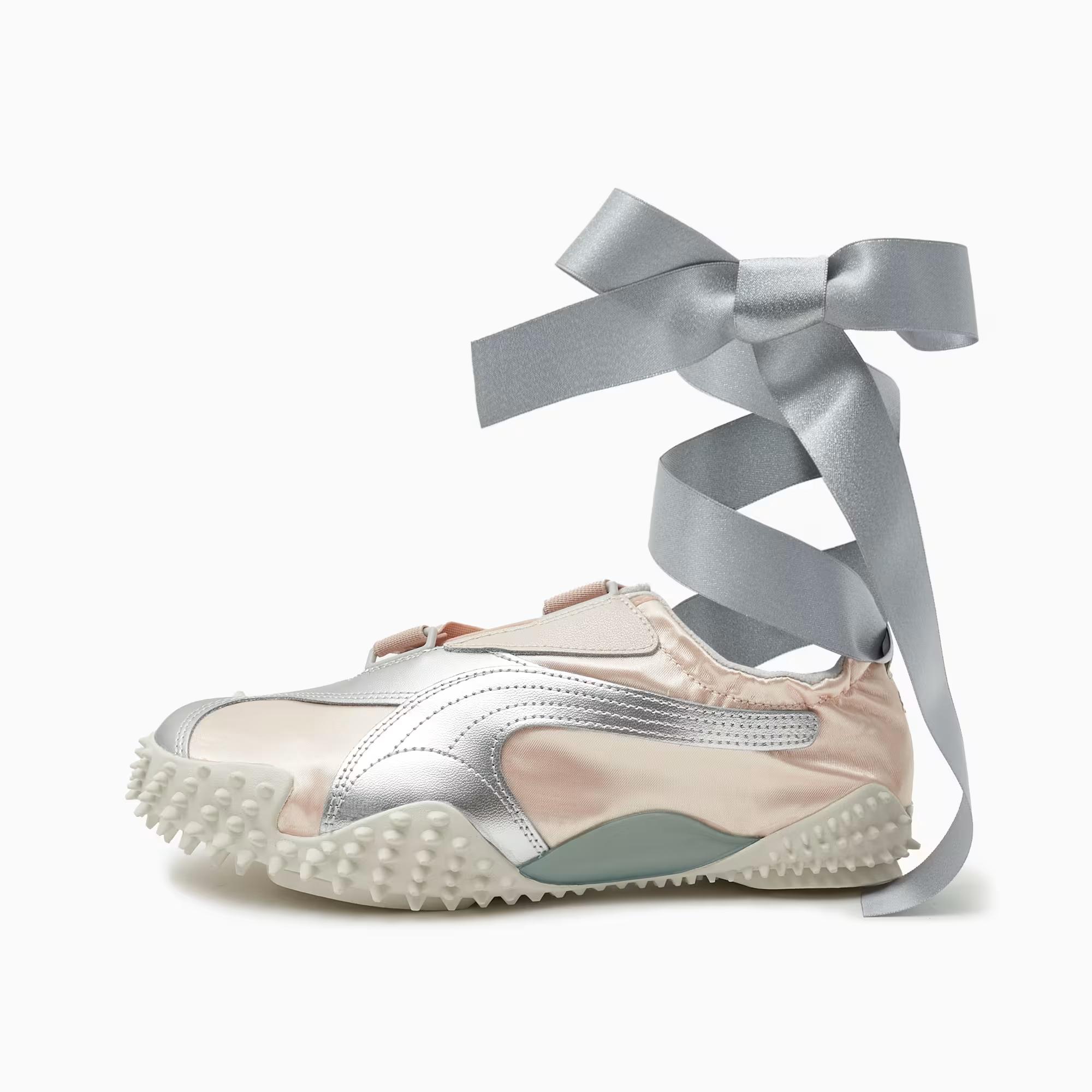 

Puma Mostro Power & Grace Comfortable Trendy Lace-Up Ballet Creeking Low-Top Training Shoes Women sneaker Pink 399827-01 36