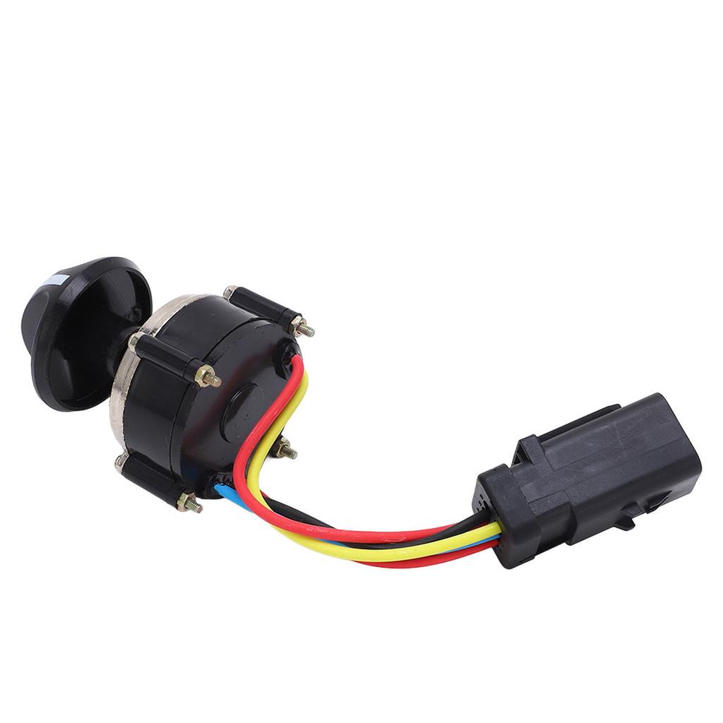 Throttle Motor Knob ABS Alloy Steel Standard Plug Fuel Selector Switch for Caterpillar CAT E312D2 E320D2 E330D2