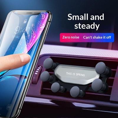 Gravity Car Phone Holder Universal Car Air Vent Mount Auto-Grip Stable 360 Degree Rotatable Phone Mount Car Interior Accessories