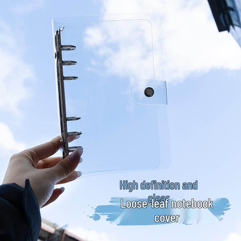 A7/A5/A6/A4/B5 Transparent PVC Planner with Ring Binder and Notebook Cover
