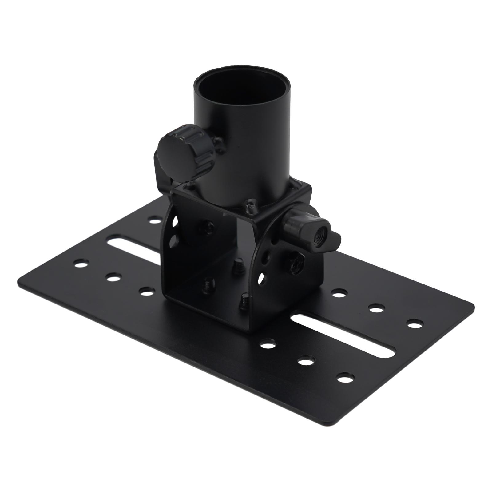 Rotatable 35mm Metal Mount Tripod Pole DJ Speaker Stand Adapter Top Cap Metal Mic Tripod Holder Mounting Base Tripod Pole Parts чёрный