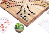 Jeu de Tock en Bois - 4 Joueurs - Ecologique - Jeu de Société Traditionnel Canadien - Jeu de parcours - 2 à 4 joueurs - 350261