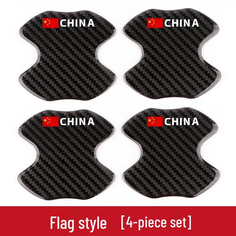 Hot Seller: Trendy Unlimited Carbon Fiber Car Anti-Scratch Door Bowl Sticker