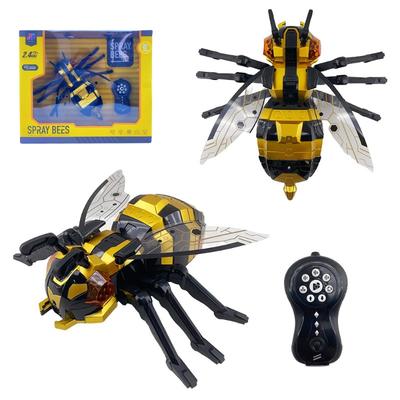 New Remote Control Electric Bee Spider Spray Music Children's Toys Smart Boy Gifts