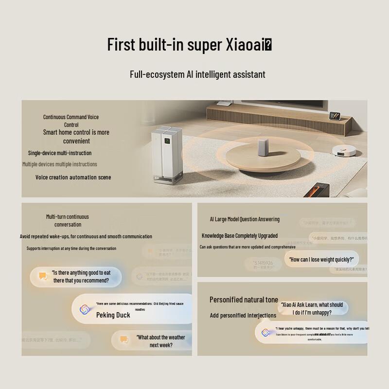 Xiaomi Super Xiaoai AI Smart Speaker CN plug (adapter included)