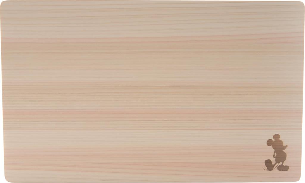 YAXEL Disney Hinoki Cutting Board Mickey Silhouette (Medium)