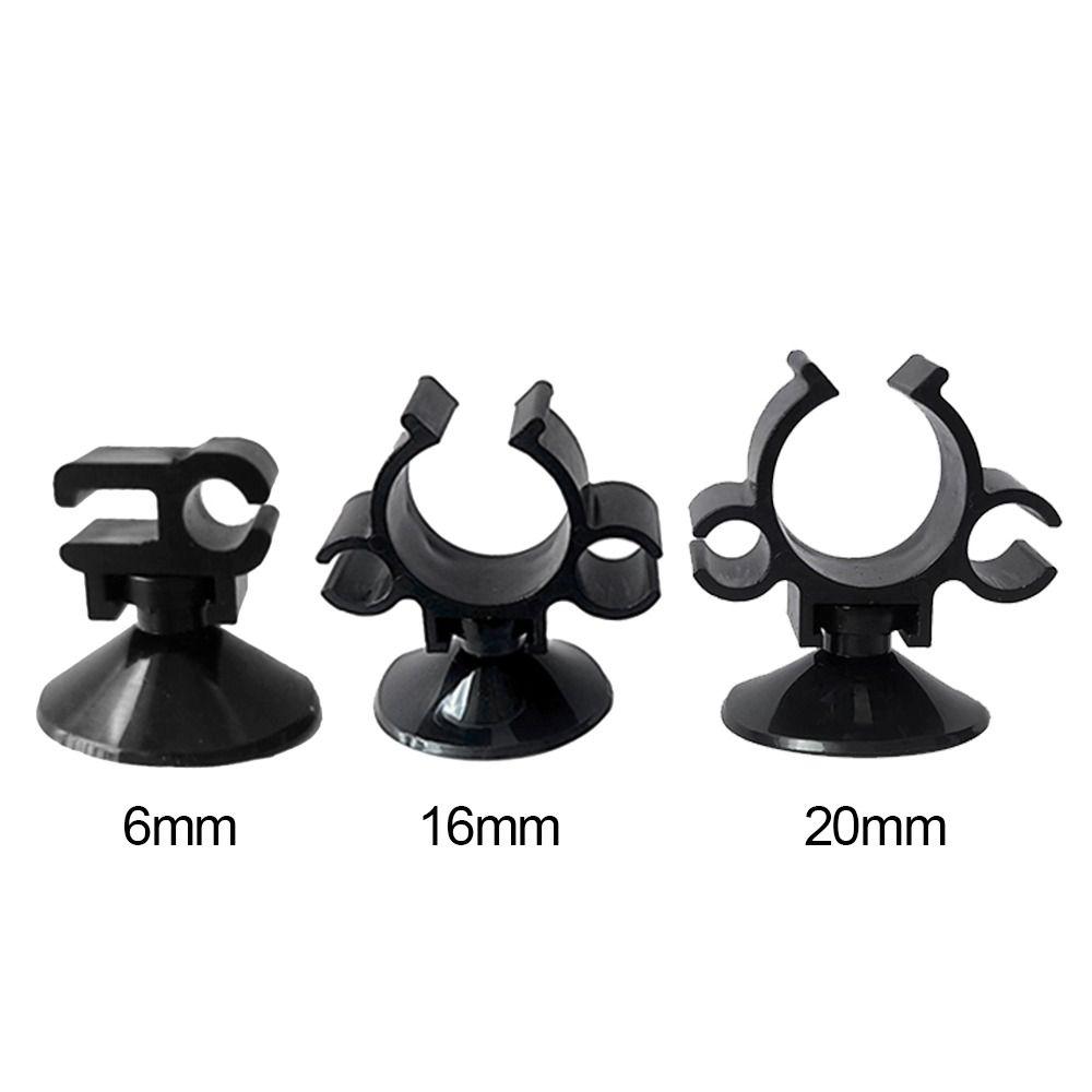 10Pcs ABS Plastic Rubber Fish Tank Sucker Clip Oxygen Tube Clip  for Power Cord Filter Wire