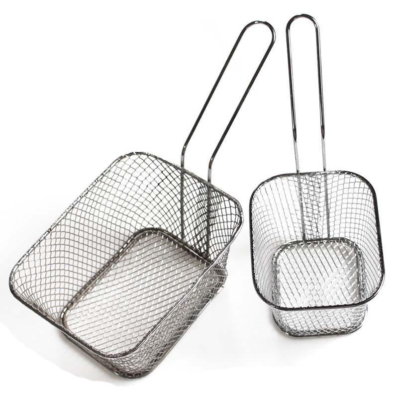 Mini košíky na hranolky Mini fritéza servírovací košík s prezentací jídla Kuchyň