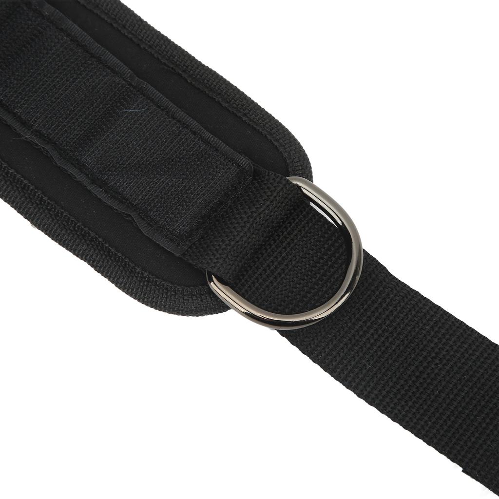Fitness Ankle Buckle Leg Strength Trainer with Double D Rings and Rubber Straps for Men and Women