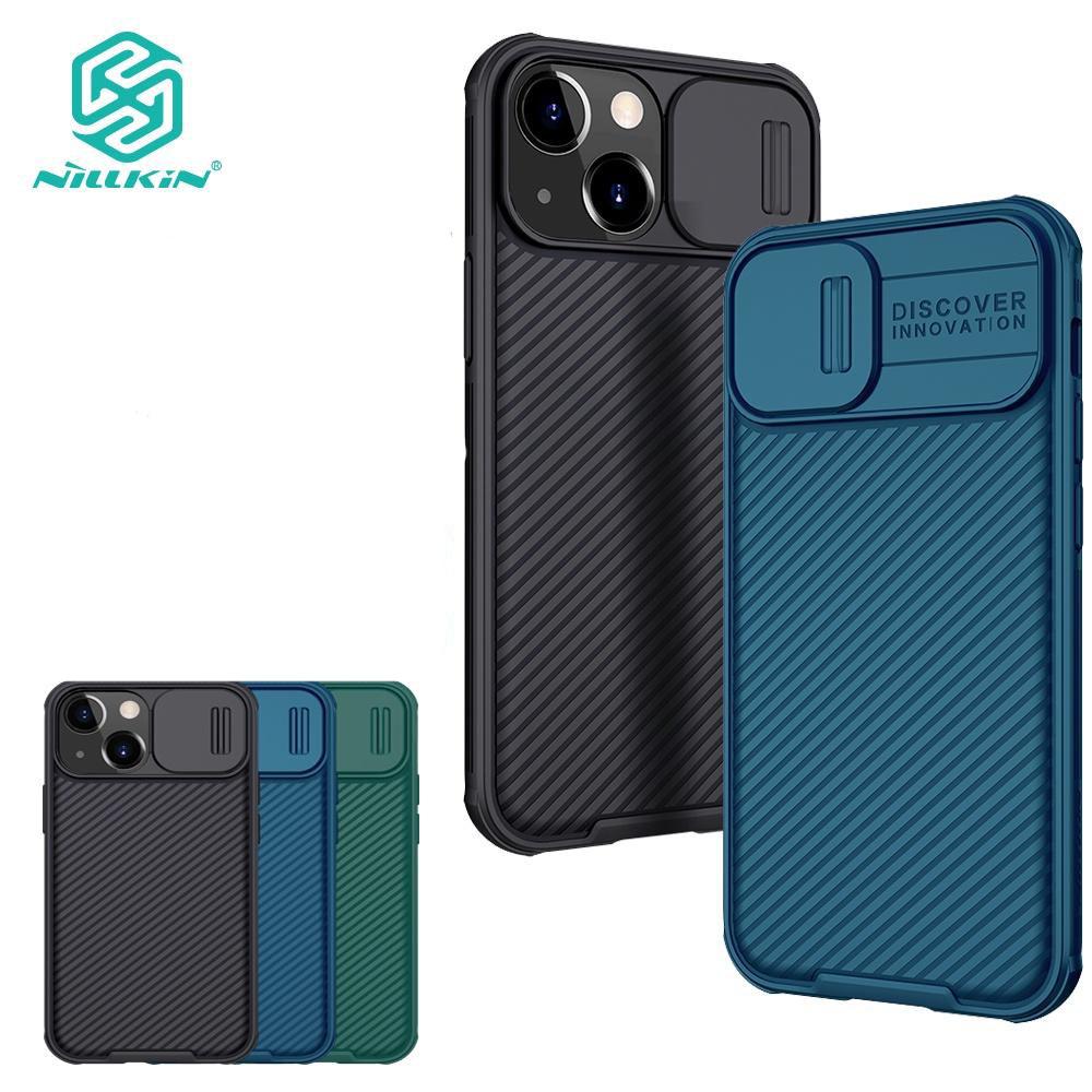 

Чехол Nillkin CamShield Pro для iPhone 13, чехол для телефона, противоударная задняя крышка из ТПУ ПК с выдвижной камерой, защита конфиденциальности