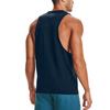 Under Armour Project Rock Training Sports Vest Men Tops Navy-Blue 1357185-408