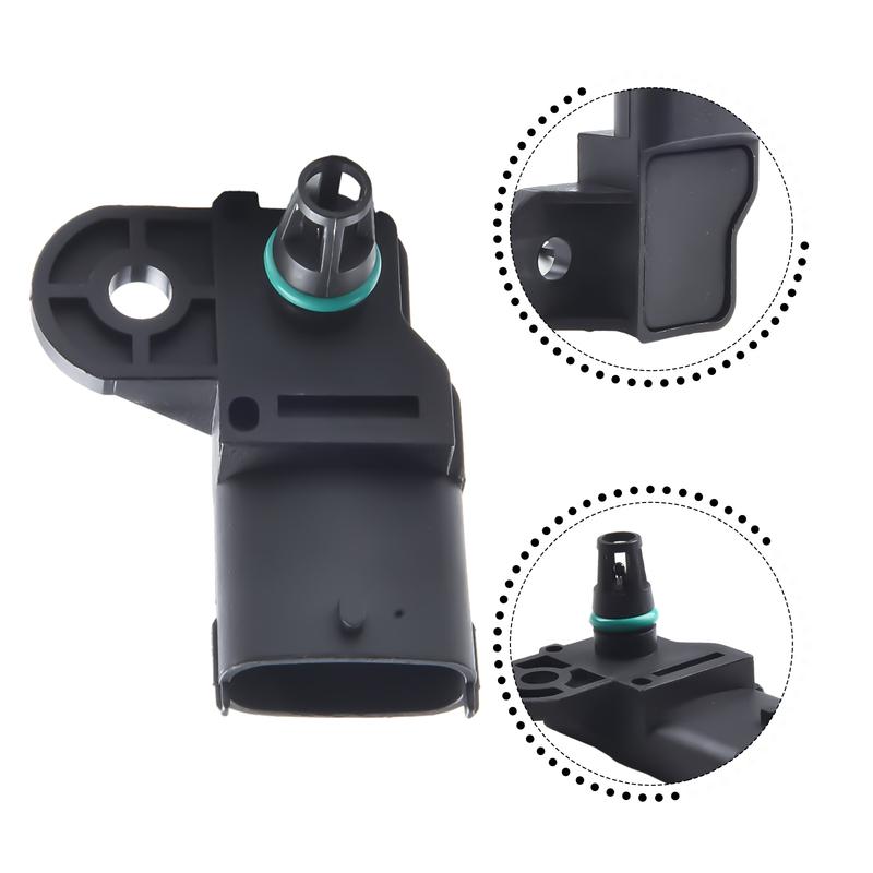 New Practical Quality Map Sensor Adapter Accessories 3858987 3859020 8M0087834 ABS Plastic Replacement Vehicle
