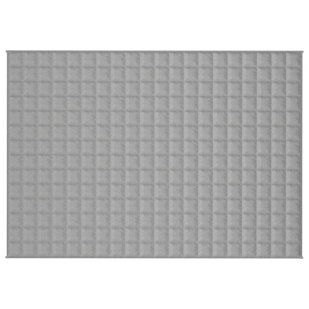 Vidaxl Koc Obciążeniowy, Szary, 140X200 Cm, 6 Kg, Tkanina
