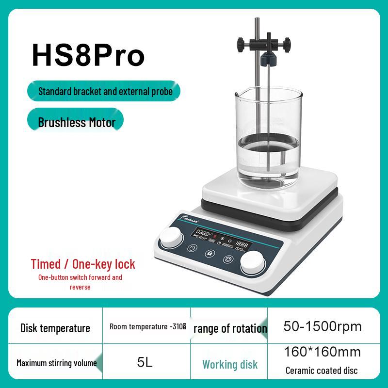 Digital Magnetic Stirrer with Temperature Control and Heating Platform