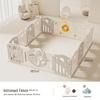 Baby Playpen and Crawling Mat: Indoor Infant Safety Fence for Living Room Floor.